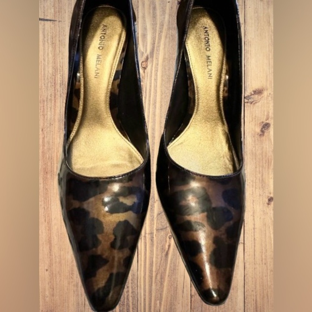 Antonio Melani Leopard Print Women's Heels size 9.5 NWOT